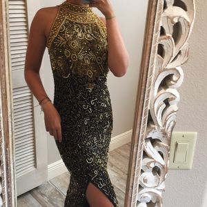 Beautiful VINTAGE beaded gown
